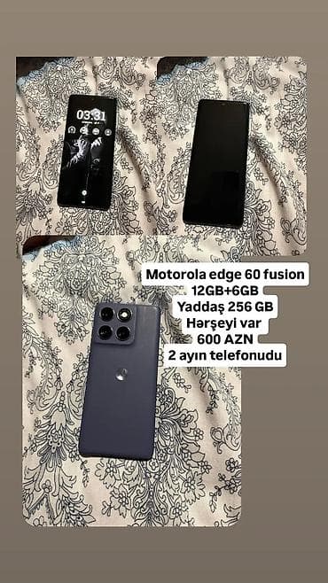 yupiter yp 333: Motorola Edge 50 Fusion, 256 GB, rəng - Bənövşəyi, Barmaq izi — 1