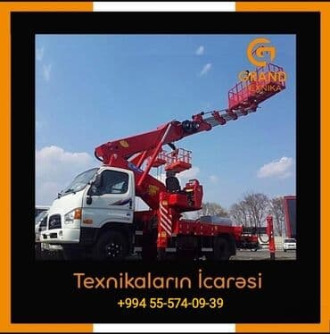 Avadanlığın icarəsi: Hər nov texnikalarin icarəsi bizdə.Hər növ işlər yerine yetirilir