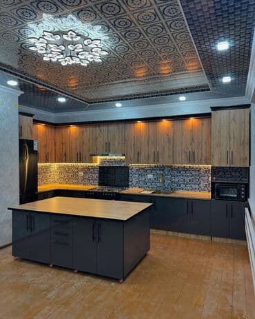 кухонная мебель на заказ в баку цены: Sifarişlə mətbəx dəsti, Özü çəkən petlələr, MDF, Kredit yoxdur, Pulsuz çatdırılma — 3