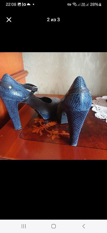 Tuflilər: Tuflilər, Ölçü: 37, rəng - Göy, Yeni — 2