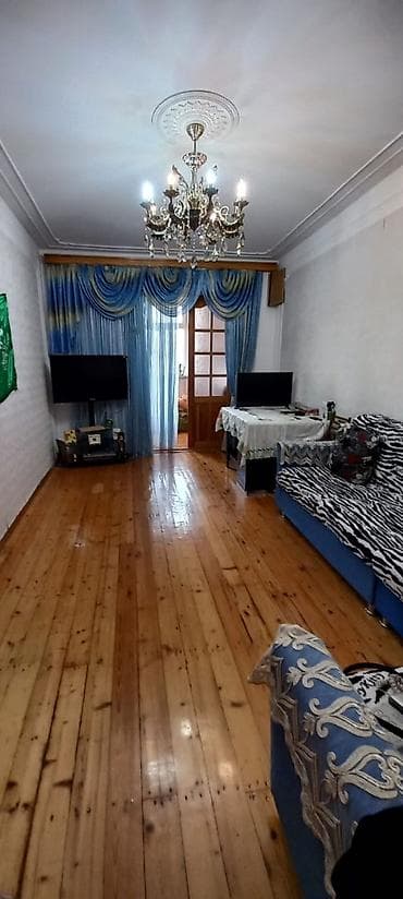 mesdaga ev: Sumqayıt 8 mkda 5/5, 2 otağlı əşyalı ev aylığı 350 Azn. Suyu daimidir — 1