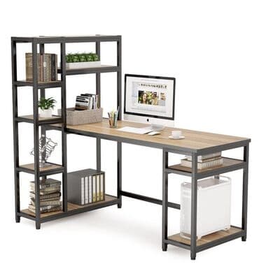 komputer stolu: Kompüter masası, Yeni, Açılan, Laminat, Dördbucaq masa — 1