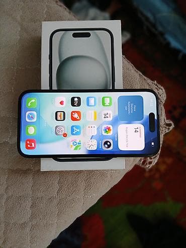 iphone 14 satis: IPhone 15, 128 GB, Qara — 5