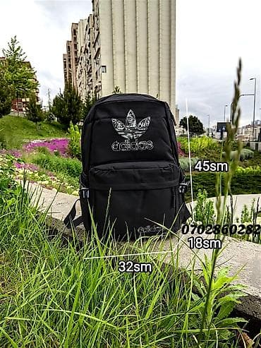 çant: Сумка Adidas KOD 00015 RƏNG Qara AD Adidas Real şəkilləridir Ölçüsü — 2