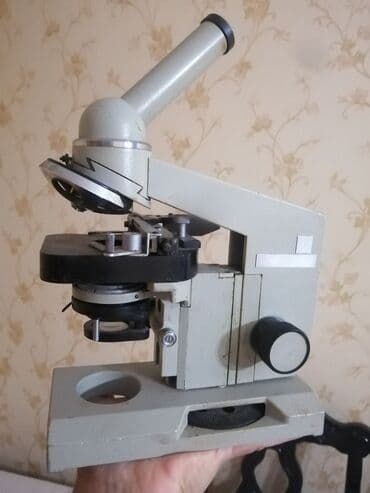 ikinci el sukute: Antik mikraskop SSSR. Linzalari yoxdu dekor kimi satilir — 1