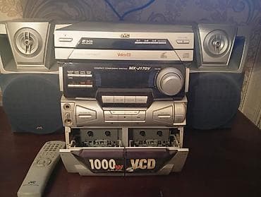 JVC MX-J170V kompakt musiqi sistemi - 3-CD çalıcı: CD1/CD2/CD3