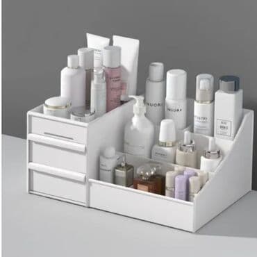 защита на ящики от детей: Kosmetik və dəriyə qulluq ləvazimatları üçün stolüstü təşkilatçı - — 3