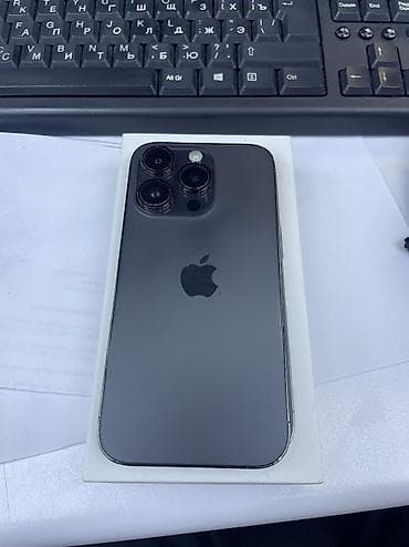 IPhone 14 Pro, 128 GB, Black Titanium, Face ID