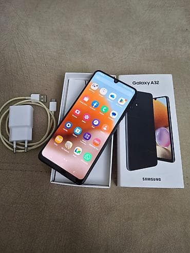 samsung a32 ekran: Samsung Galaxy A32, 64 GB, rəng - Qara, Barmaq izi — 3