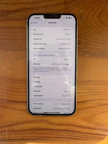 xiaomi 13 satilir: IPhone 13 Pro Max, 256 GB, Ağ, Face ID — 4