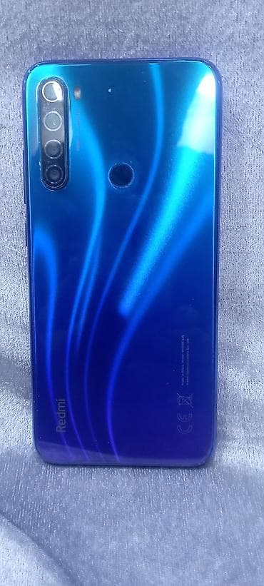 bluetooth aux: Redmi Note 8, 32 GB, rəng - Mavi, Barmaq izi — 2