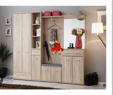 dəhliz şkafı: Yeni, Açılan, Düz dolab, Dəhliz dolabı — 1