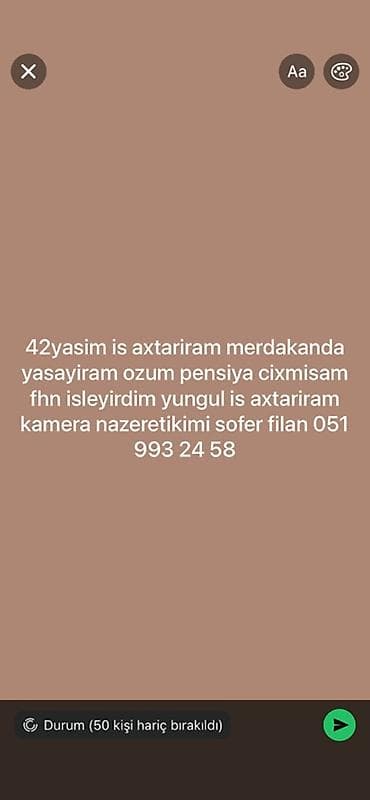 gencede xeste baxicisi: Mühafizəçi, Kişi, 42 yaş, 5 ildən artıq təcrübə — 1
