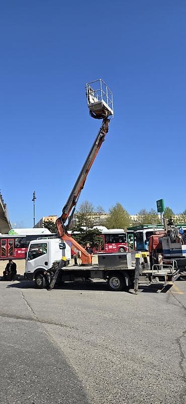 SATILIR.Nissan Cabstar Avtokran-avtosəbəti yuxarı hündürlüklərdə — 2