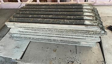 Taxta plitələr: Məhsul: Sifer 40 eded 4 manat Təsvir: - Tikinti və beton tökmə — 1