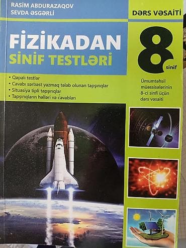 somavar satışı: Satılır: 3 adda tədris vəsaiti və test toplusu 1) Fizikadan sinif — 1