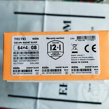 tecno camon 12: Tecno Spark 8C, 64 GB, rəng - Boz, Sənədlərlə — 3