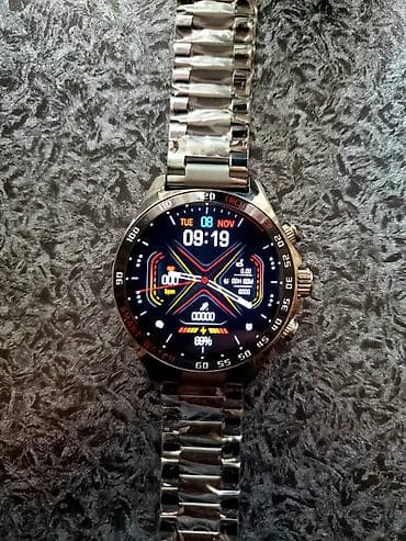 smart saat dt7: Yeni, Smart saat, Smart, Sensor ekran, rəng - Gümüşü — 2