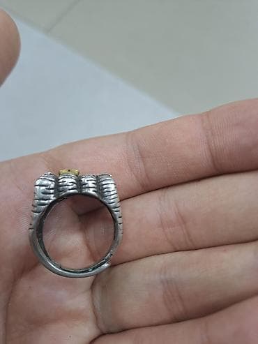 buji: - Material: 925 sterling gümüş (üz daxili “925” damğası görünür) - — 5