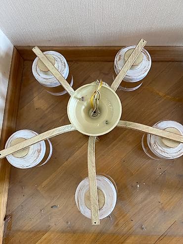 Digər ev dekoru: Çılçıraq, 8 lampa, Metal — 3