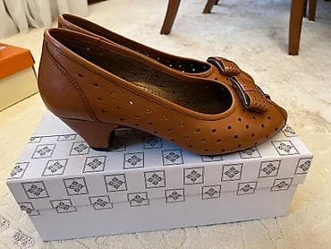 dəri ayaqqabılar: Ceyo qadın ayaqqabısı Razmer 37 - Model: açıq burunlu, alçaq daban — 1