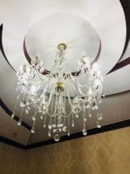 heyet ucun isiqlar: Çılçıraq, 10 və daha çox lampa, Xrustal — 4