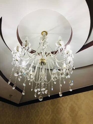 Sandıqlar: Çılçıraq, 10 və daha çox lampa, Xrustal — 6