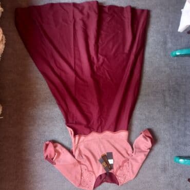 детские платья с длинным рукавом: Повседневное платье, Макси, 2XS — 1