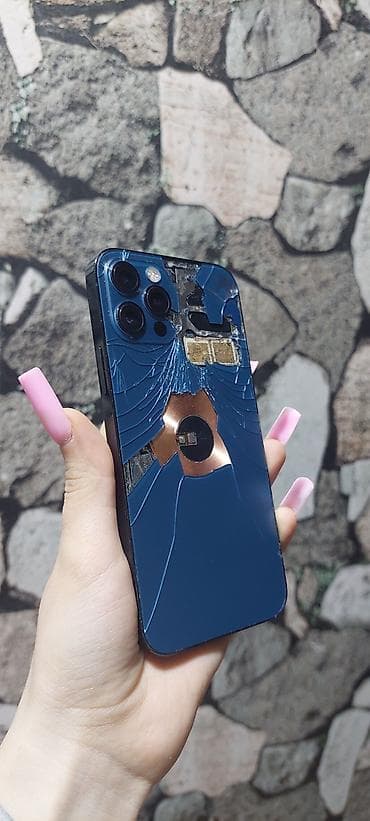 ТВ и видео: IPhone 12 Pro, 128 ГБ, Pacific Blue, Битый — 4