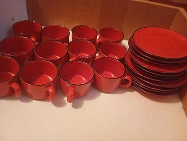 moydadir hamam ucun: Чайный набор, цвет - Красный, Керамика — 1