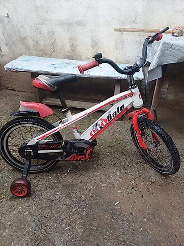 rolikler 4 tekerli: İki təkərli Uşaq velosipedi Toba, 16" — 2