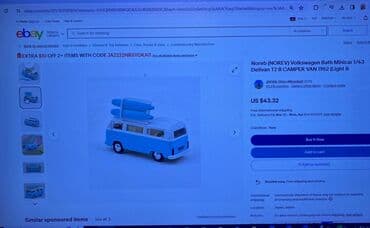 metbex tavan modelleri: Volkswagen, 1960 il, 1:43, Dəmir, Ödənişli çatdırılma — 18