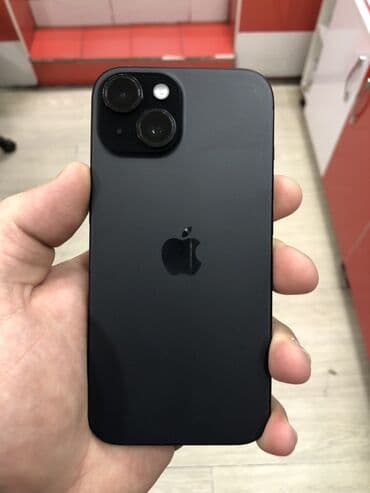 smart mini telefon: IPhone 15, 128 GB, Black Titanium, Face ID — 3