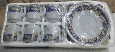 Qəhvə dəsti, rəng - Ağ, Farfor lalafo.az -da Qəhvə dəsti, rəng - Ağ, Farfor