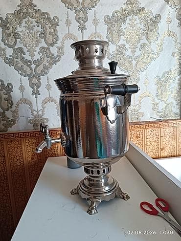 samovar satışı: 5 .litir yarim qədimi od samavari.vəziyəti.ela az işlənmişsuper — 2