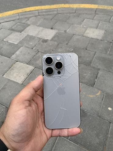 oled ekran: IPhone 15 Pro, 256 GB, Natural Titanium, Simsiz şarj, Face ID, Sənədlərlə — 1