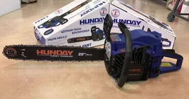 газонокосилка электрическая или бензиновая: Motopila yeni keyfiyyətli benzinlə Hunday — 1