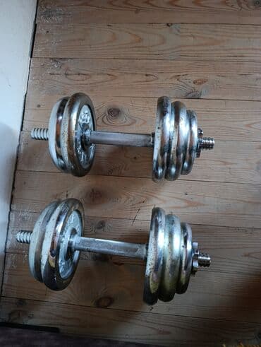 dəmir halqa: Dəmir Qantellər, Çəki: 25 kq, İşlənmiş — 1