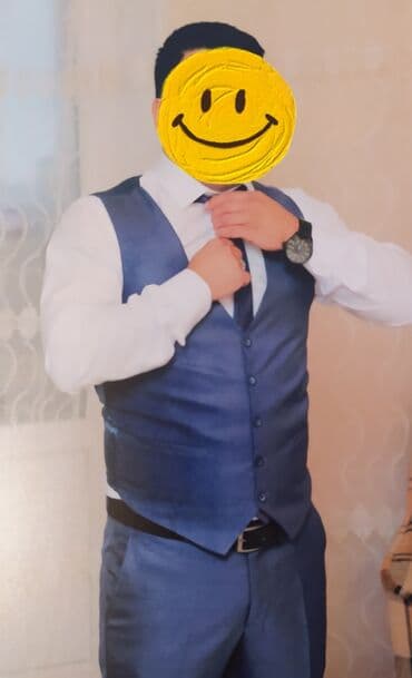 прокат мужских костюмов в баку: 1 defe toyda geyinilib ( beylik kostyum şalvarı olub ) 52 razmer Türk — 10