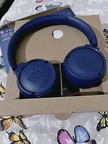 Yeni Simsiz (Bluetooth) Qulaqcıqlar, JBL, rəng - Mavi