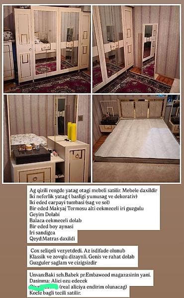 vitrin polkalar satilir: Ppt27《isi》🤍 ‼️Tecili Yataq desti 750m satilir.Ela veziyyetde. ENDIRIM — 1