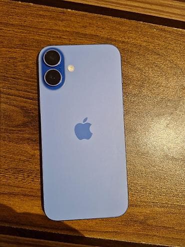 IPhone 16 Plus, 128 GB, Blue Titanium, Simsiz şarj, Face ID, Sənədlərlə