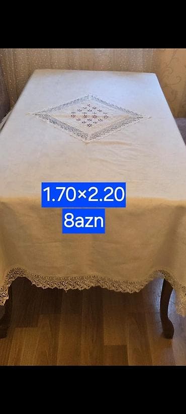 Məhsul: Süfrələr və ölçü qaşıqları dəsti 1) Süfrə – çiçək naxışlı - — 2