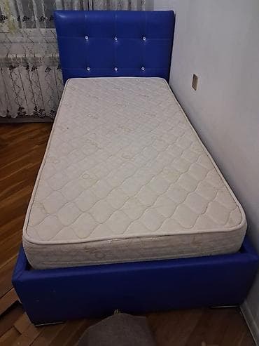 Təknəfərlik çarpayı, Bazasız, Matras ilə, Siyirməsiz