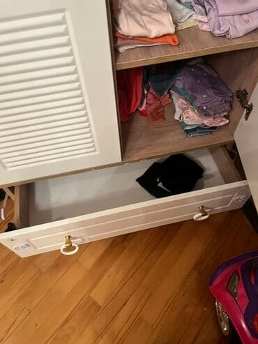 Məişət kimyəvi maddələri: Açılan, 2 qapılı Düz dolab, Qarderob, paltar dolabı — 3