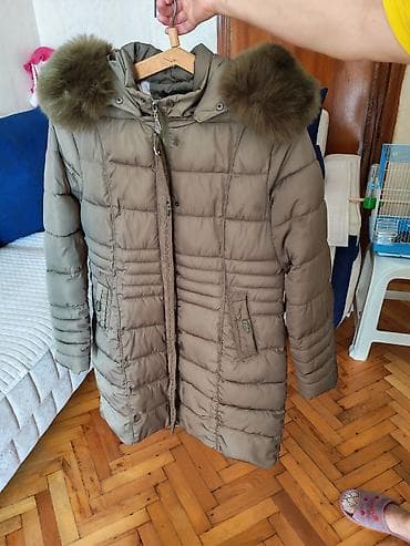 Qadın qış paltosu – uzun, yüngül şişmə model - Rəng: zeytun/xaşi lalafo.az -da Qadın qış paltosu – uzun, yüngül şişmə model - Rəng: zeytun/xaşi