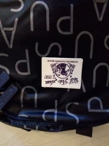 Giryalar: USPA naxışlı bel çantası (ryukzak) - Rəng: tünd göy/qaraya yaxın, boz — 4