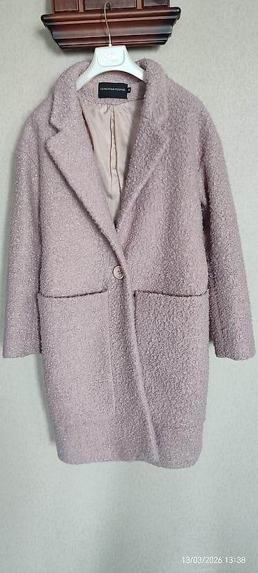 asbaz geyimi: Palto, M, rəng - Çəhrayı — 1