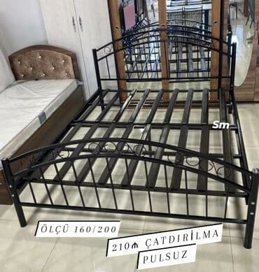 taxt: Yeni, İkinəfərlik çarpayı, Bazasız, Matras ilə, Siyirməsiz — 2