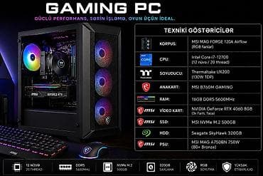 monitor asus: Gaming PC – yüksək performans, sərin və sabit iş üçün yığılmış — 1
